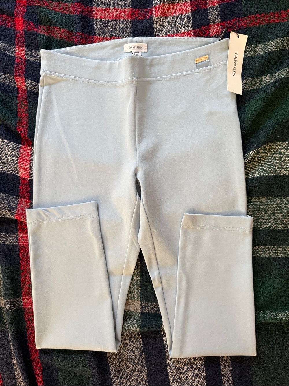 Calvin Klein Pale Blue Ponte Leggings